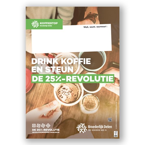 Invulaffiche Koffiestop
