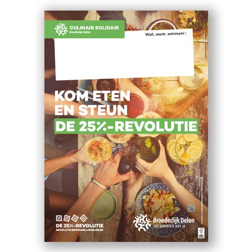 Invulaffiche Culinair Solidair