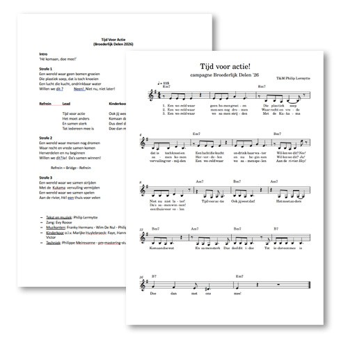 Themalied 'Tijd voor actie'